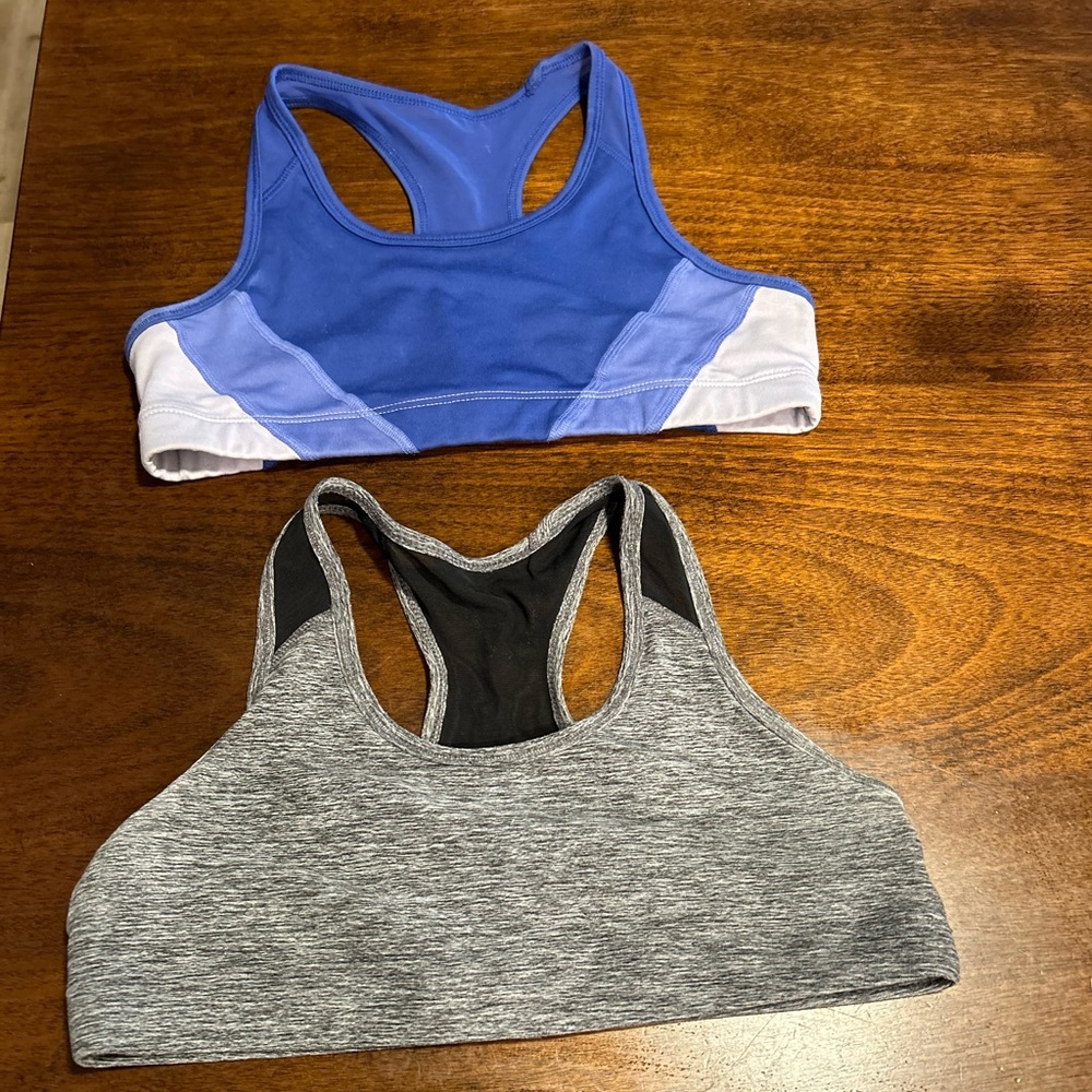 Old Navy Kids Sports Bras - Blue and Gray
